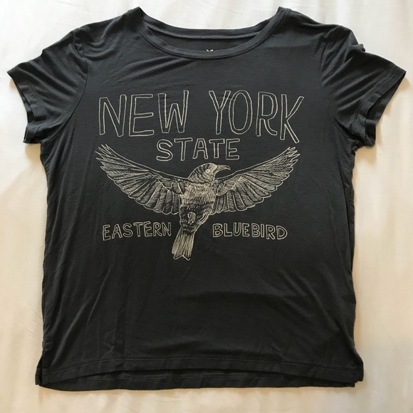 American Eagle Outfitters Tops - Grey Soft & Sexy Graphic Tee